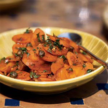 Moroccan Carrots with Capers & Paprika