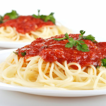 Quick Spaghetti with Tomato Sauce