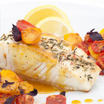 Savory Halibut Steak