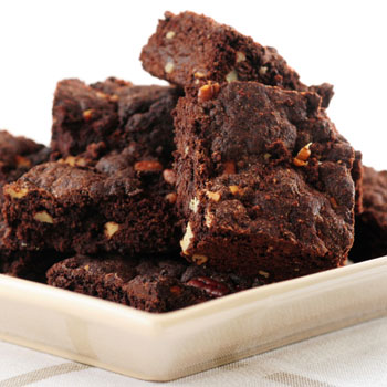 Dark Chocolate Coconut Brownies