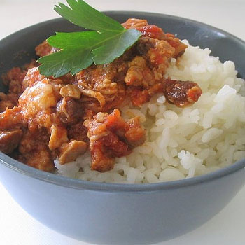 Rice & Beef a la Espanola