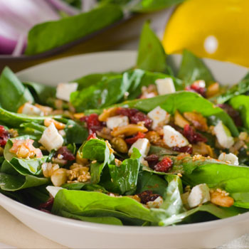 Presto Spinach Salad