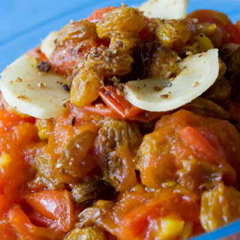 Friggione with Tomatoes, Potatoes & Peppers