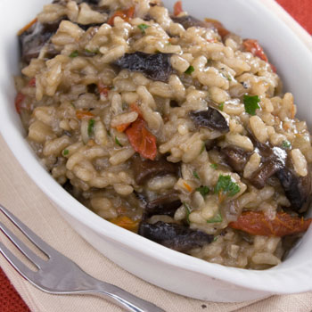 Tomato Mushroom Risotto