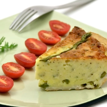 Best Asparagus Swiss Quiche