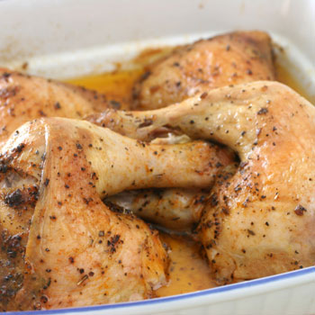 Slow-Cooked Lemon Garlic Chicken