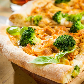 Chicken Broccoli Pizza