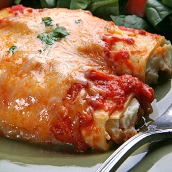 Manicotti with Mushrooms