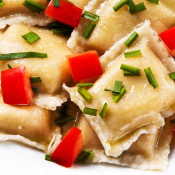 Cheese Ravioli in Cream