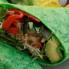 Light and Tasty Veggie Wrap