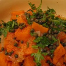 Sweet Potato Salad, Moroccan Style