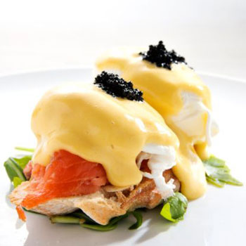 Eggs Benedict with Salmon 