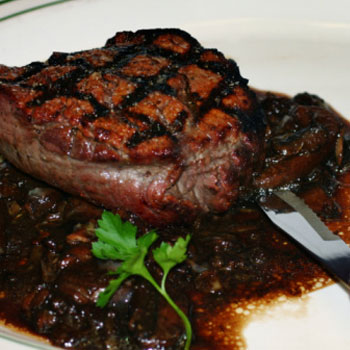 Filet Mignon with Mushrooms