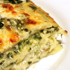 Quick Veggie & Cheese Lasagna