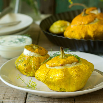 Cheesed Custard Squash Cheesed Custard Squash