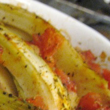 Herbed Fennel & Tomatoes in Oven