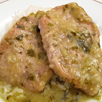 Pork Chops in Garlic Sauce