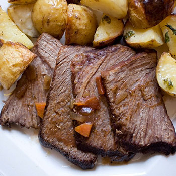 Slow-Cooked Beef Brisket