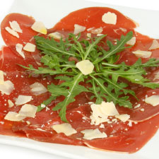 Beef al Carpaccio (Raw beef)