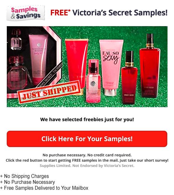 FREE* Victoria's Secret Samples!