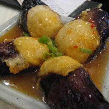 Eggplant Stuffed with Shrimp Eggplant Stuffed with Shrimp