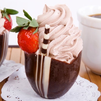 Chocolate-Strawberry Mousse Chocolate-Strawberry Mousse