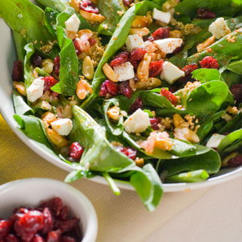 Chop Salad With Dried Cranberries and Ricotta Salata Chop Salad With Dried Cranberries and Ricotta Salata