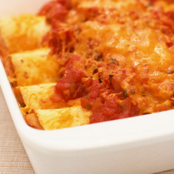 Cheesy Chicken Enchilada Cheesy Chicken Enchilada