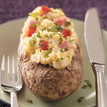 Ham-Stuffed Potatoes Ham-Stuffed Potatoes