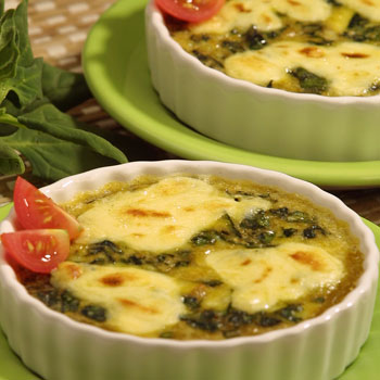 Baked Spinach & Eggs Baked Spinach & Eggs