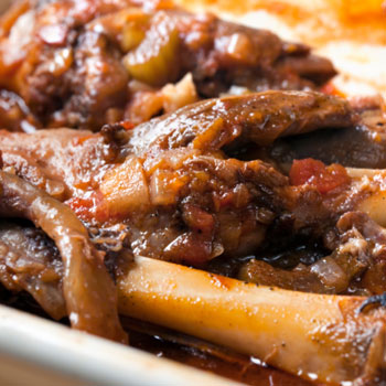 Baked Vegetables & Lamb