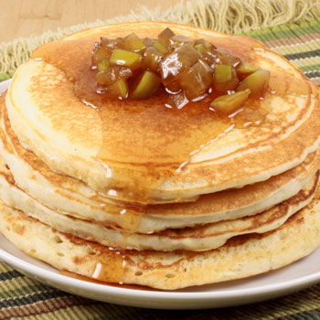 Apple and Cinnamon Pancakes