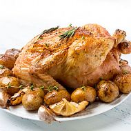 Chicken & Potatoes Greek Style