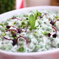 Earthy Green Pea Salad