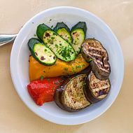 Grilled Vegetables with Rice